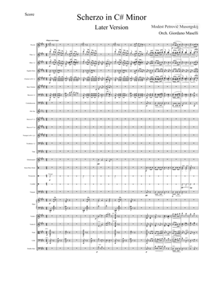Scherzo in C# minor - Modest Petrovič Musorgskij (Orchestral version)