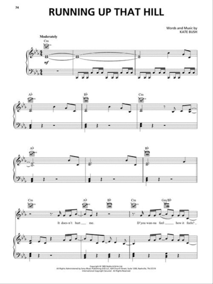 Stranger Things Piano, Vocal, Guitar scores gallery preview page 6