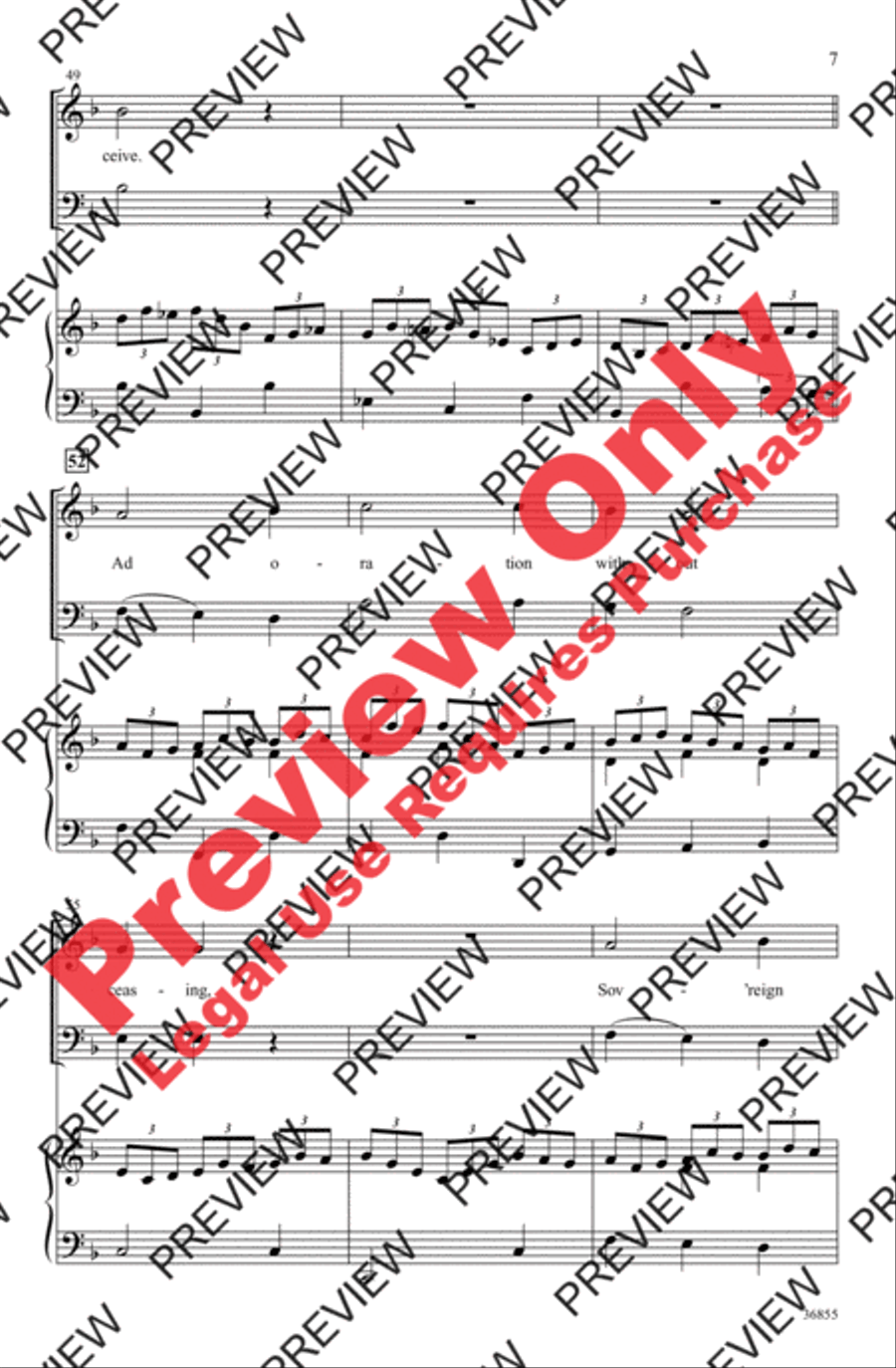 Surround Him with Praise Surround Him with Praise 2-Part scores gallery preview page 7