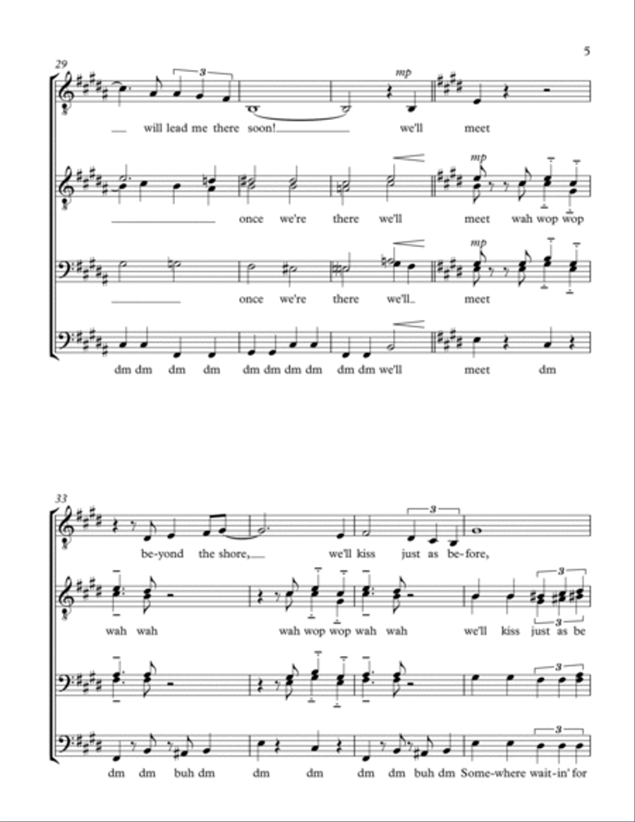 Beyond The Sea Beyond The Sea TTBB scores gallery preview page 5