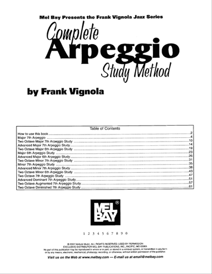 Complete Arpeggio Study Method Electric Guitar scores gallery preview page 2