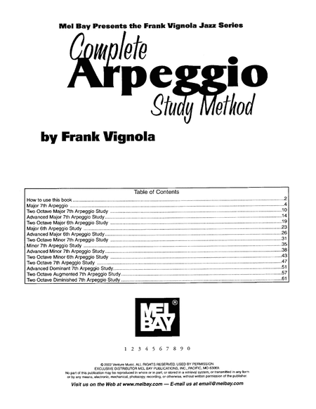 Complete Arpeggio Study Method