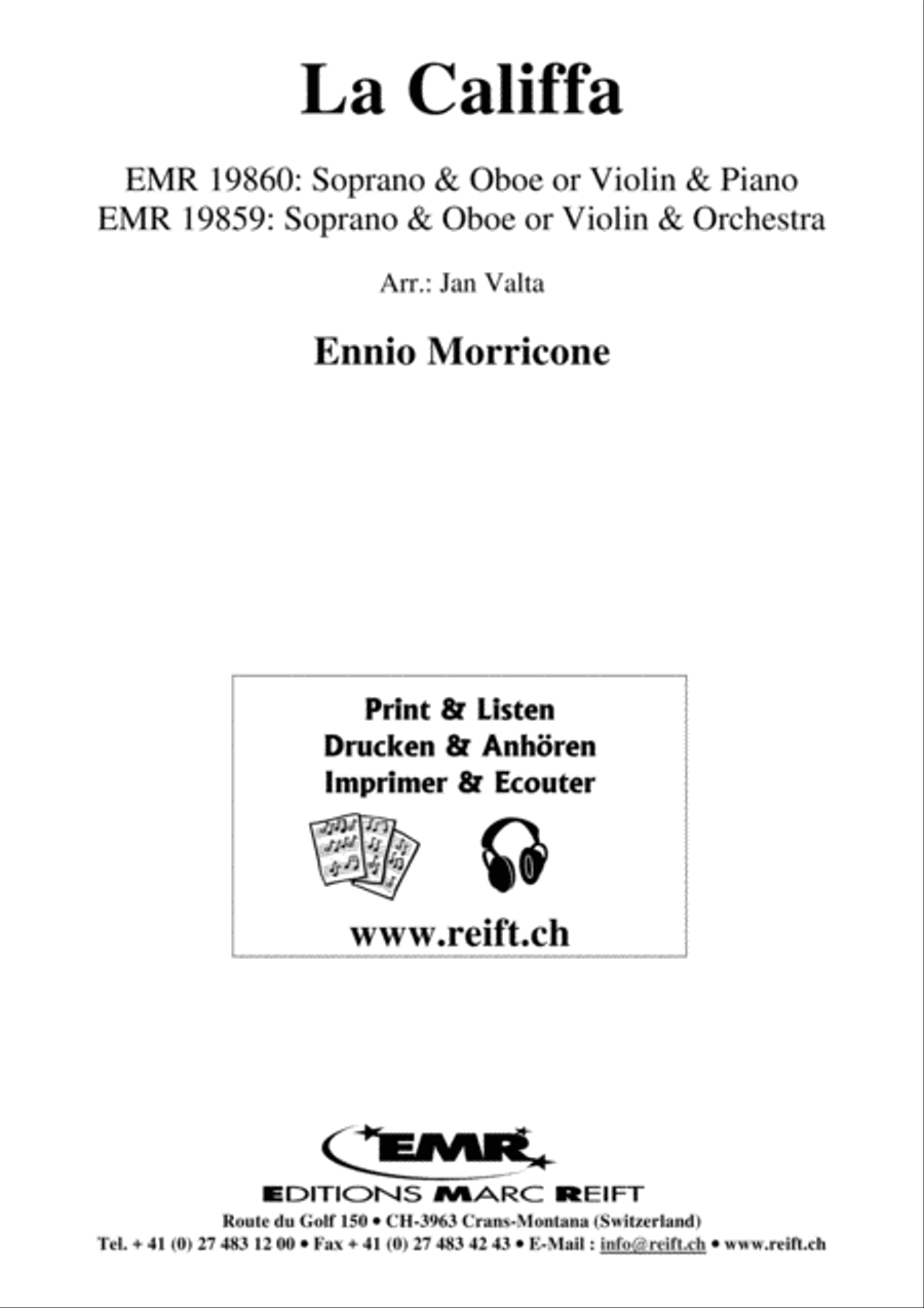 La Califfa Violin scores gallery preview page 2
