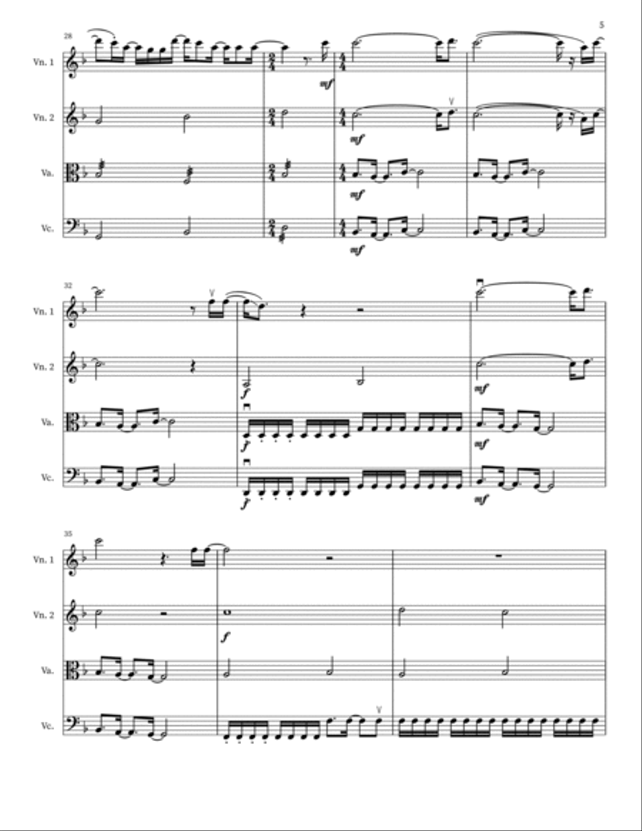 Tonight, Tonight Small Ensemble scores gallery preview page 5