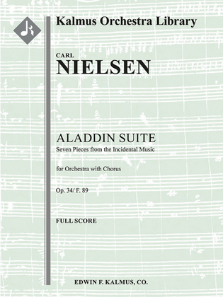 Book cover for Aladdin Suite, Op. 34/F. 89