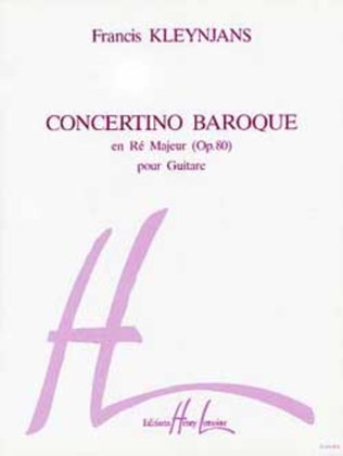 Concertino baroque Hommage a Vivaldi Op. 80