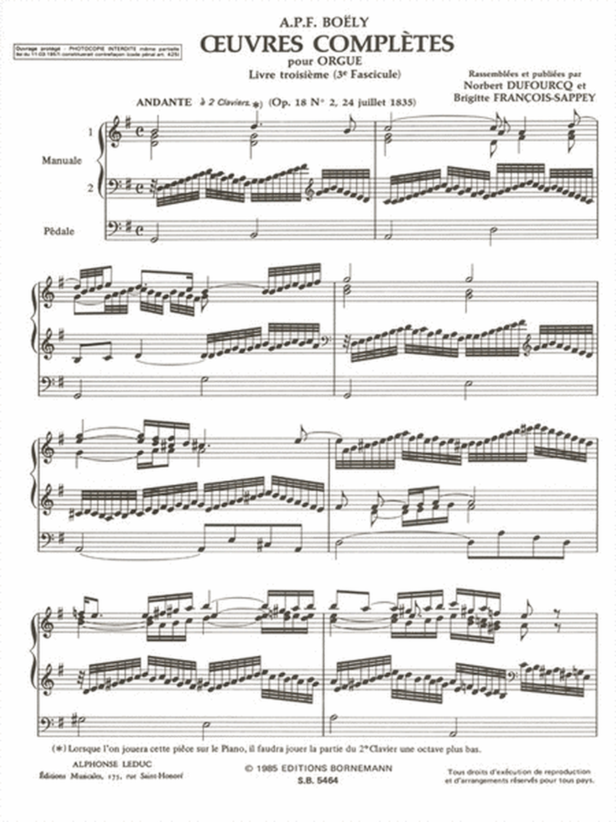 Complete Works, For Organ (3)