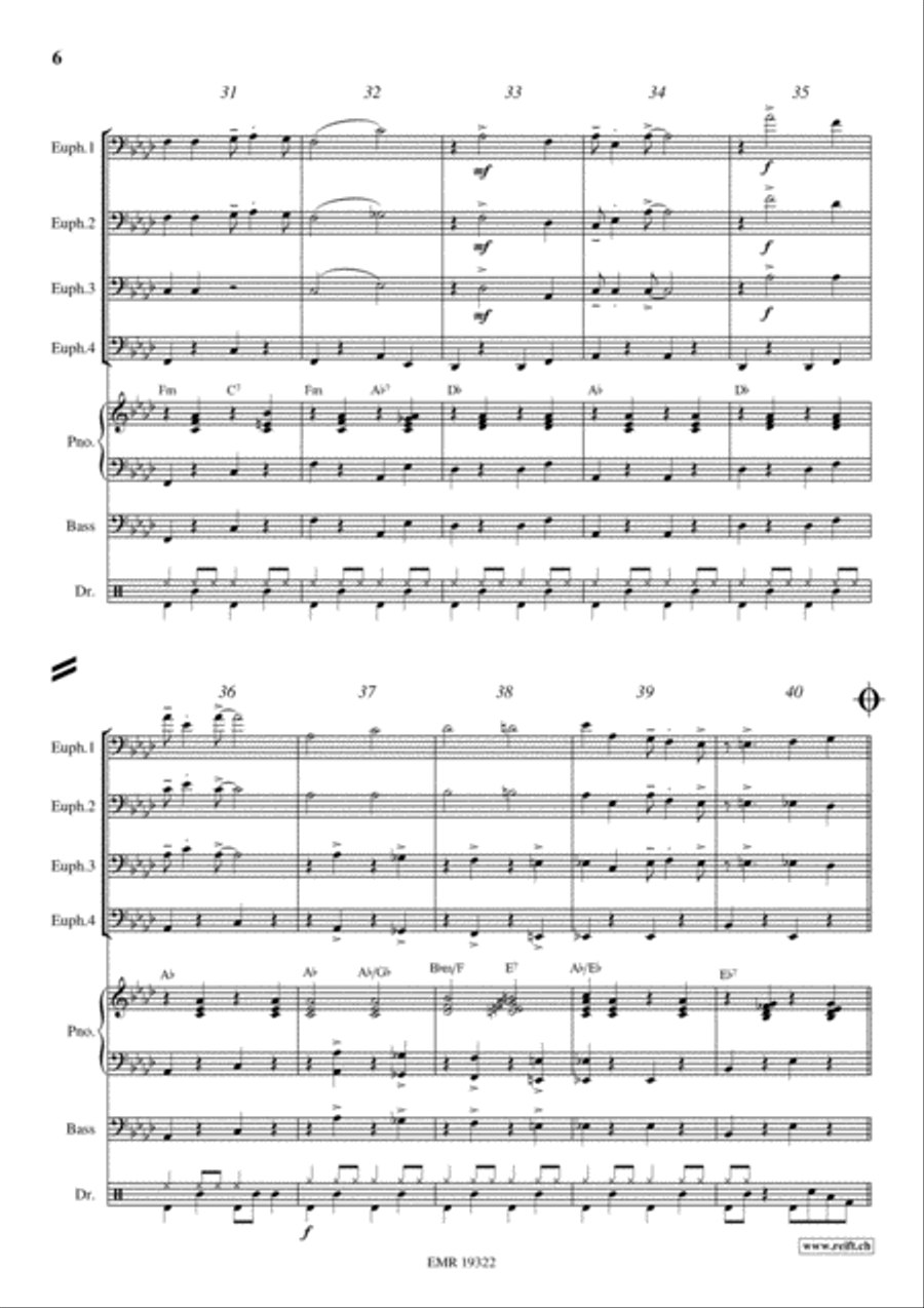 Good Friends Euphonium Quartet scores gallery preview page 6