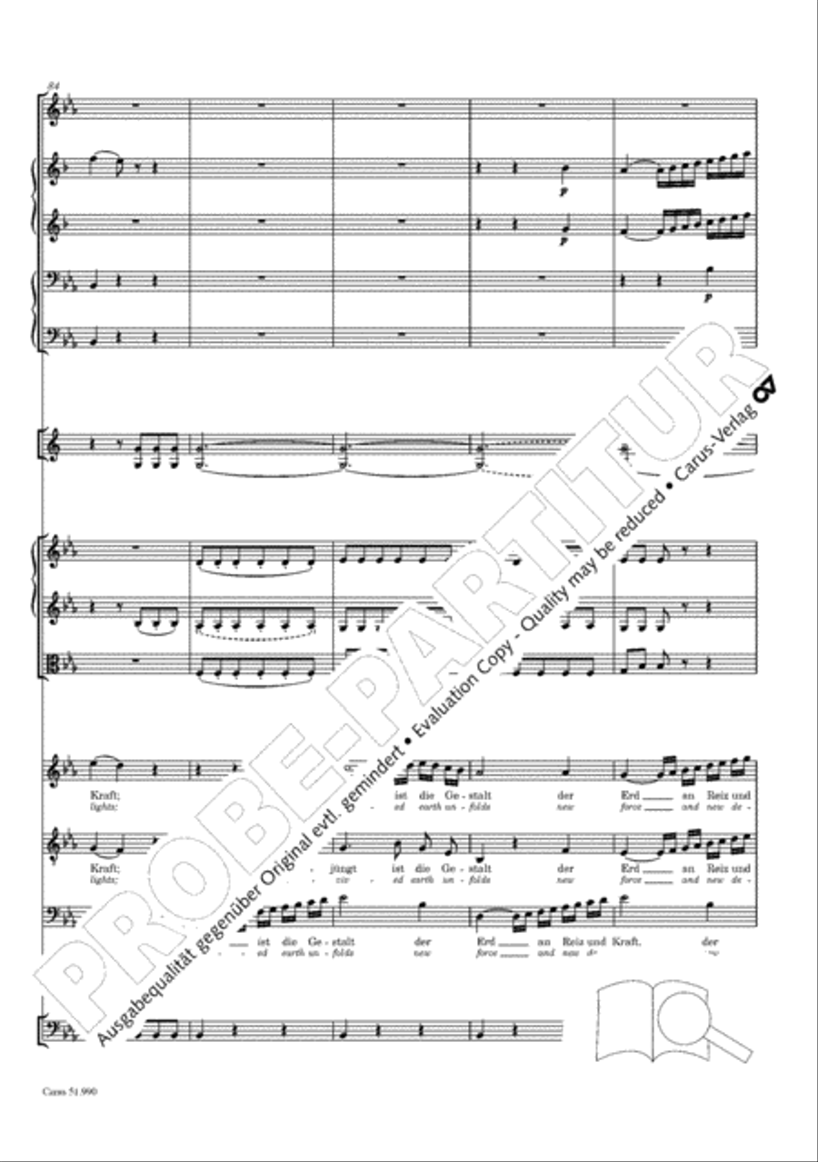The Creation (Die Schopfung) 4-Part scores gallery preview page 233