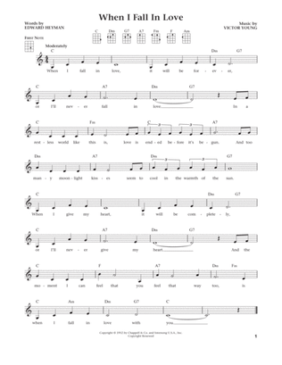 When I Fall In Love (from The Daily Ukulele) (arr. Liz and Jim Beloff)