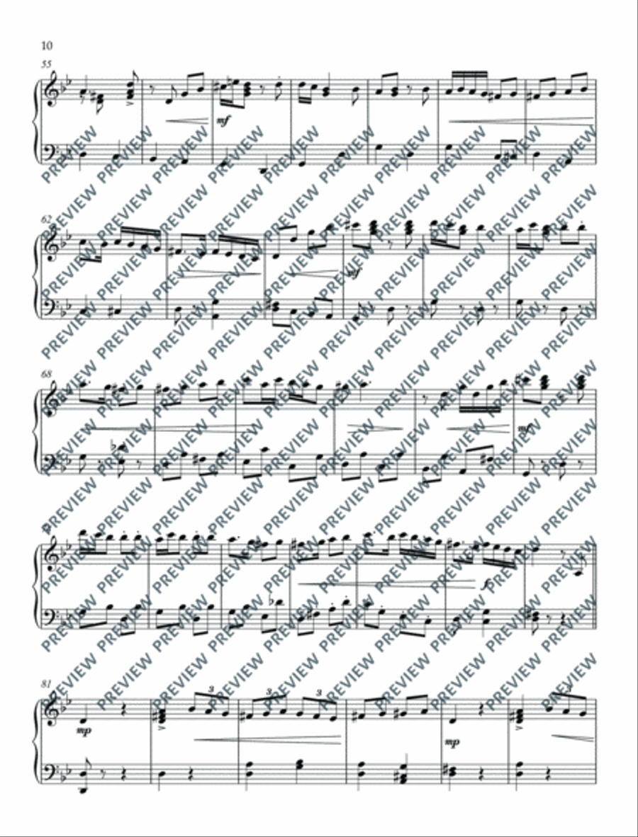 Klezmer Piano Collection Piano Solo scores gallery preview page 11