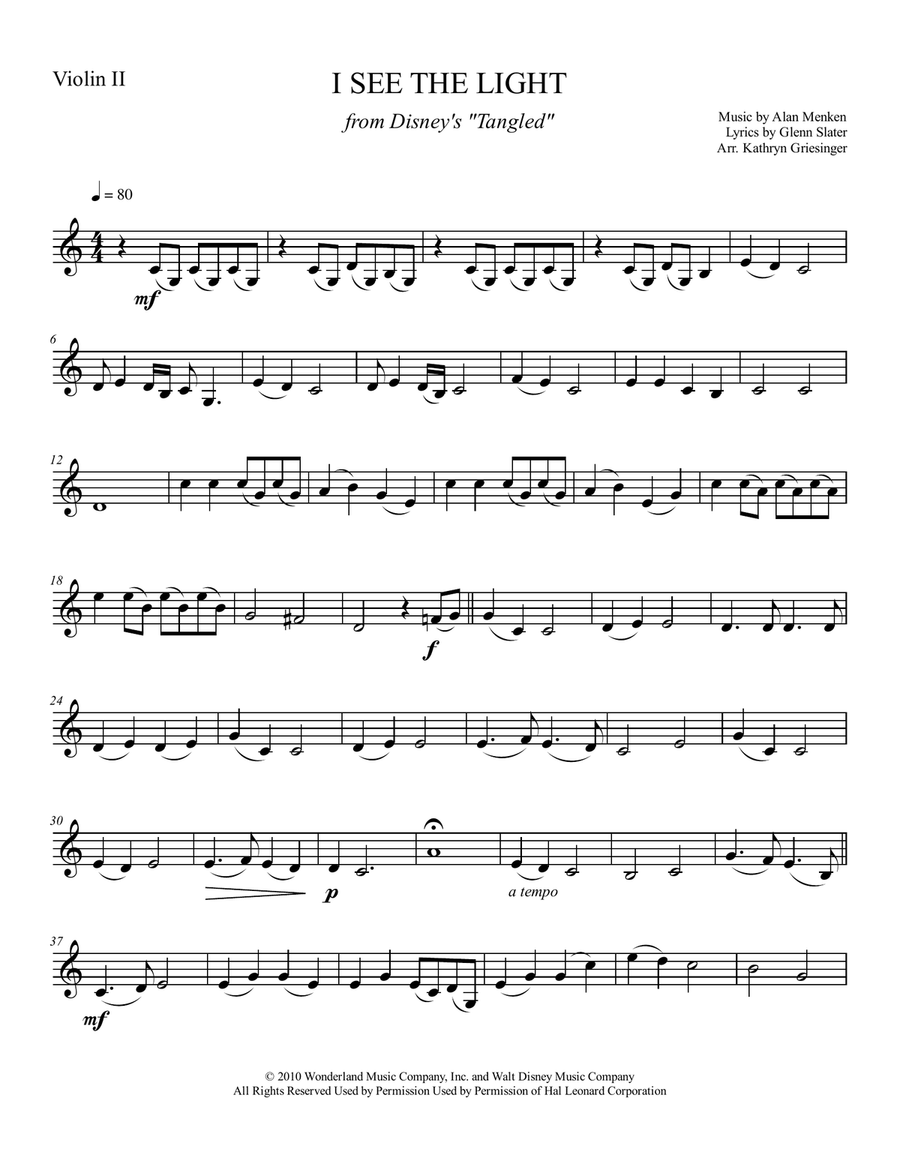 I See The Light String Orchestra scores gallery preview page 3
