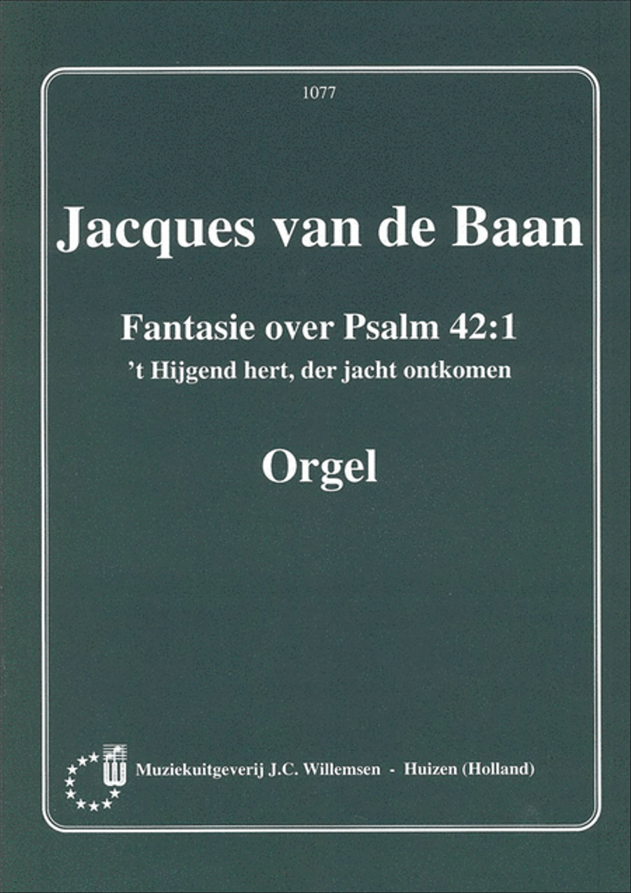 Fantasie Over Psalm 42:1 Organ scores gallery preview page 1