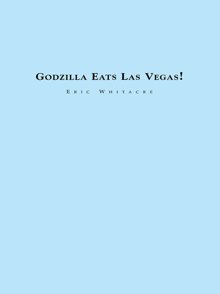 Godzilla Eats Las Vegas   Complete Set - Score And Parts