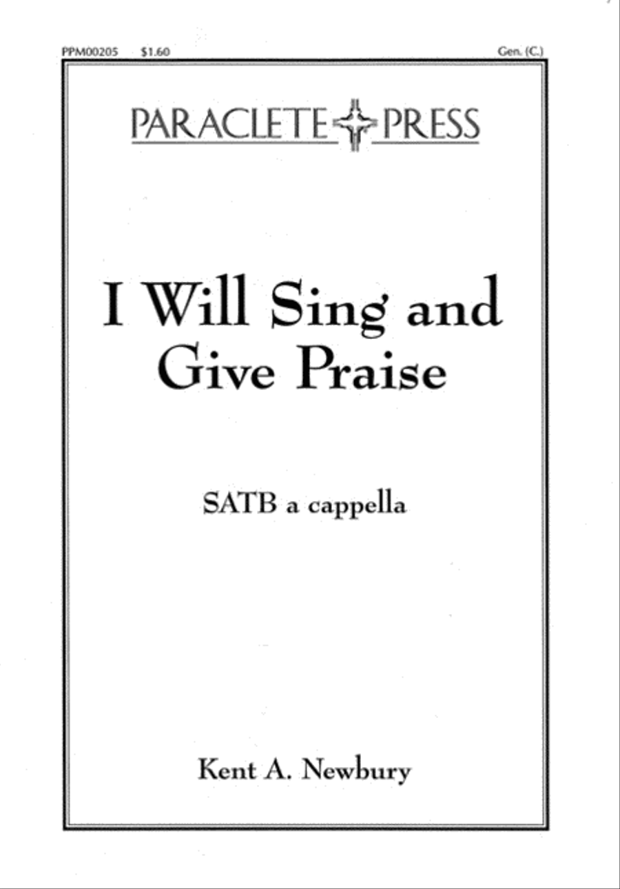 I Will Sing and Give Praise 4-Part scores gallery preview page 1