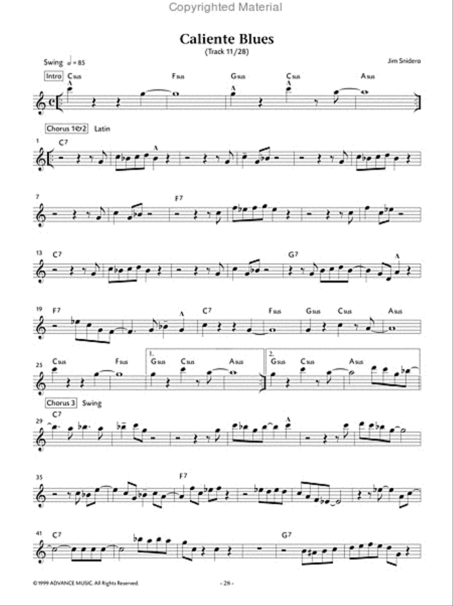 Easy Jazz Conception Tenor Saxophone Tenor Saxophone scores gallery preview page 12