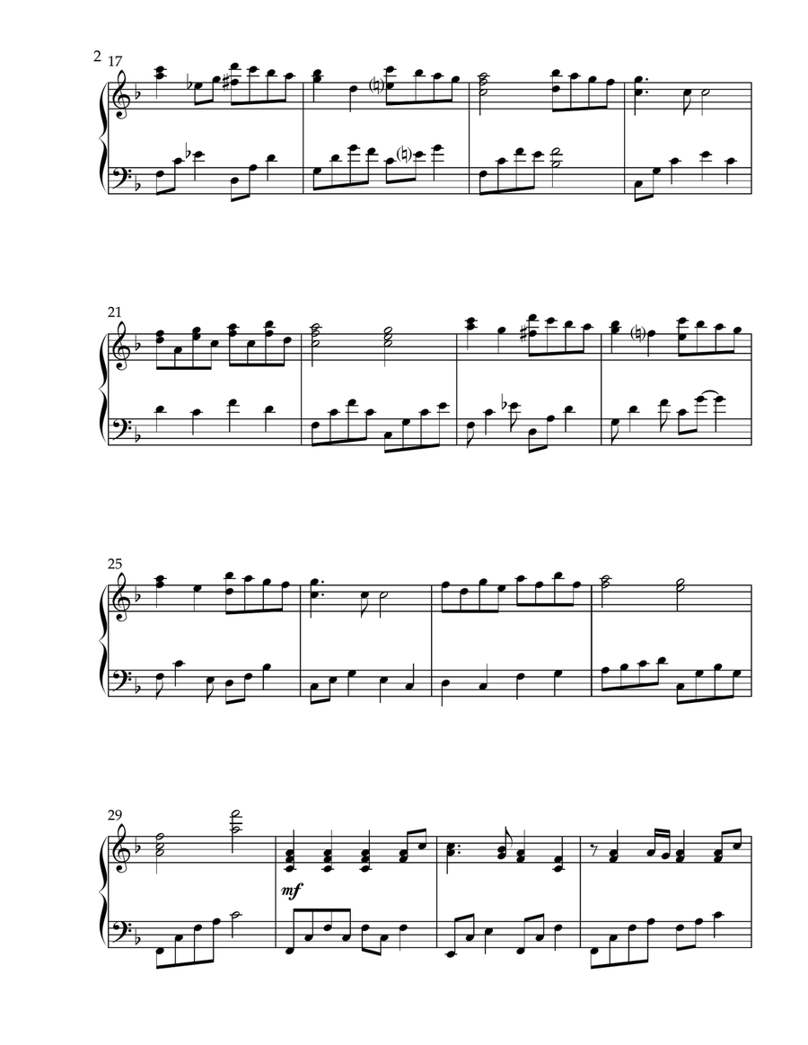 Angels We Have Heard on High (Intermediate Piano Solo) Piano Solo scores gallery preview page 4