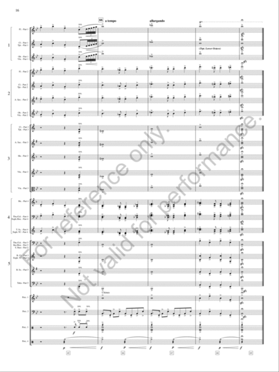 America The Beautiful Concert Band scores gallery preview page 17