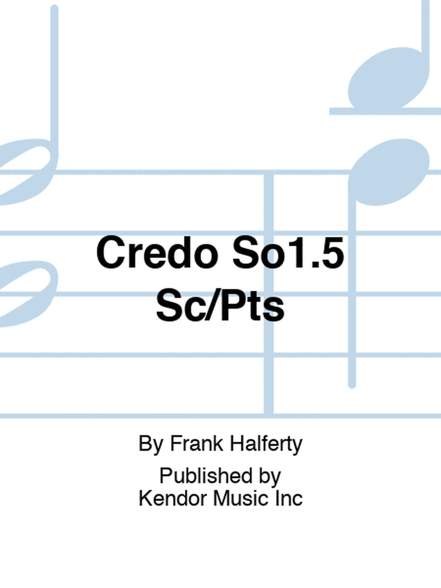 Credo So1.5 Sc/Pts