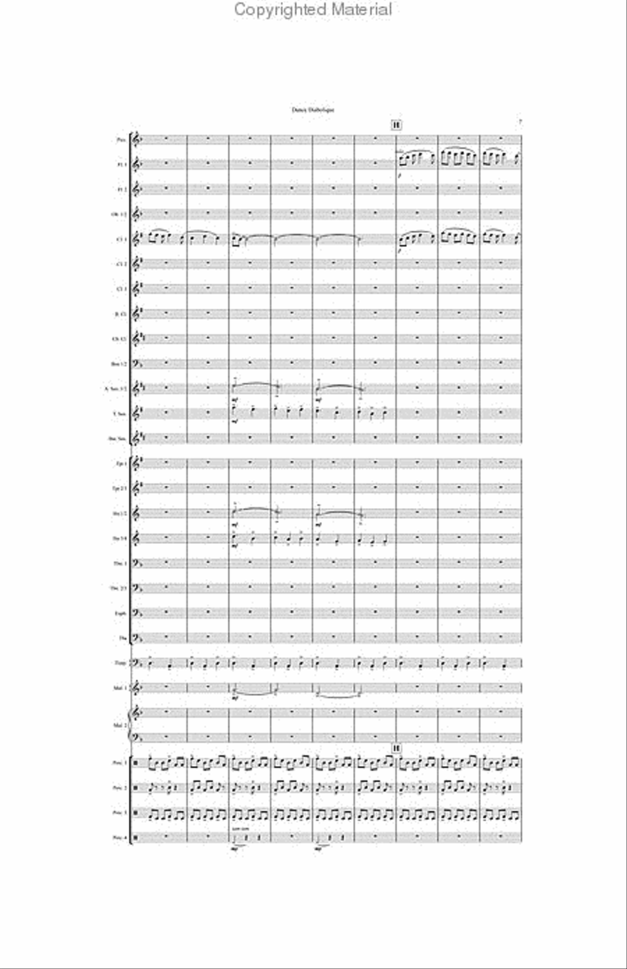Dance Diabolique Concert Band scores gallery preview page 8