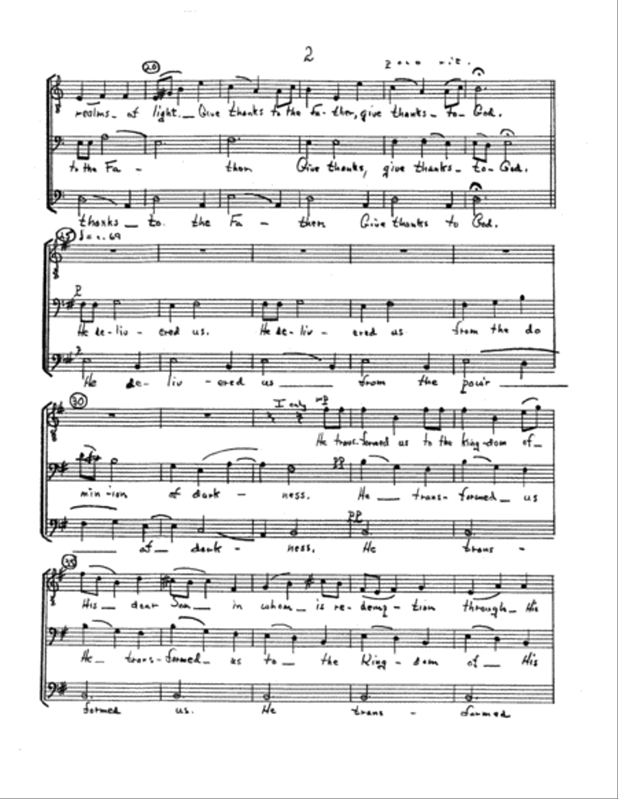 Arioso and Chorale TTBB scores gallery preview page 3
