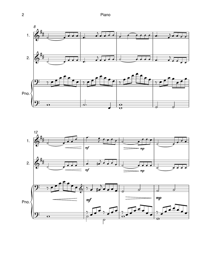 How Great Thou Art Score and Parts scores gallery preview page 3