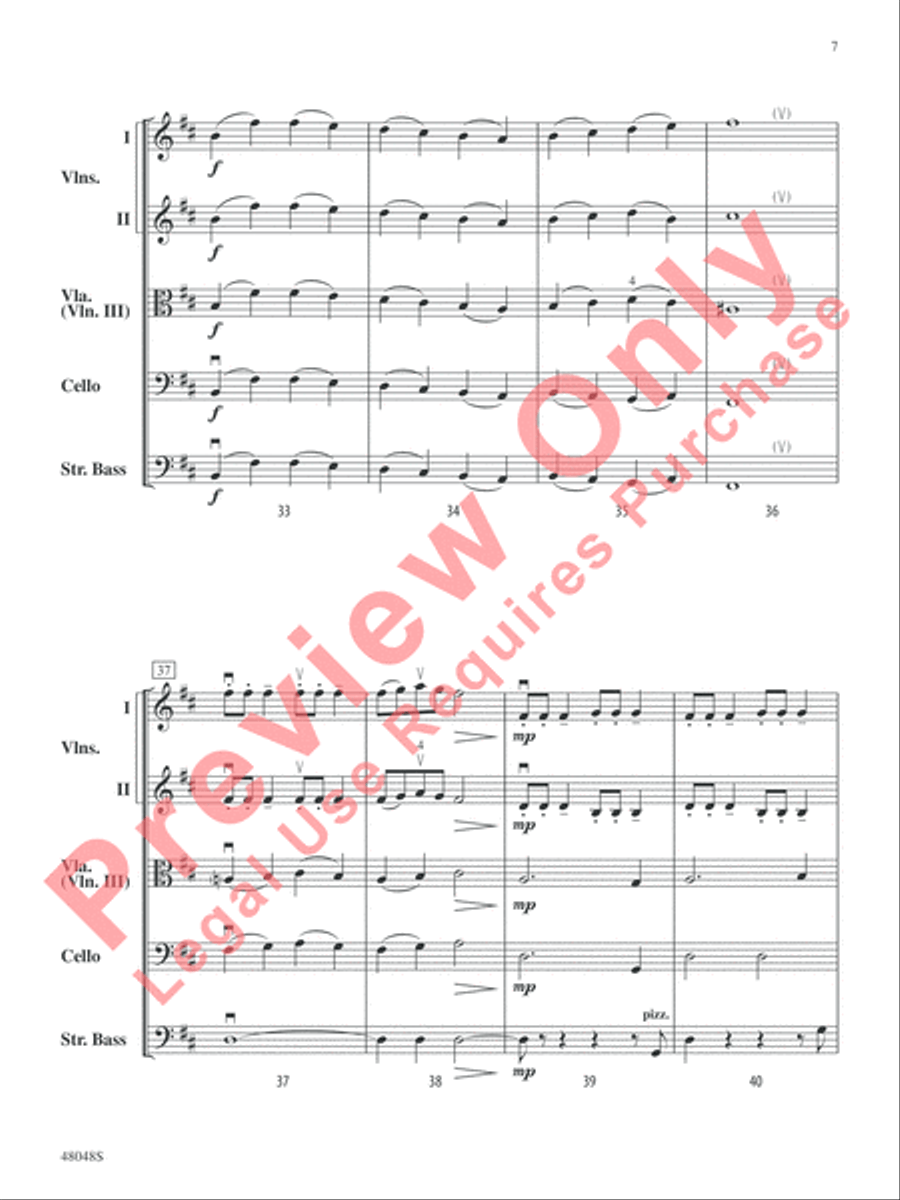 A Christmas Canticle A Christmas Canticle String Orchestra scores gallery preview page 8