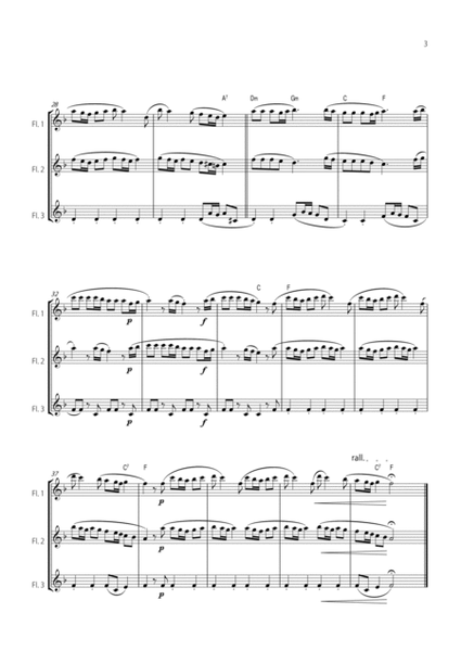 "Spring" (La Primavera) by Vivaldi - Easy version for FLUTE TRIO image number null