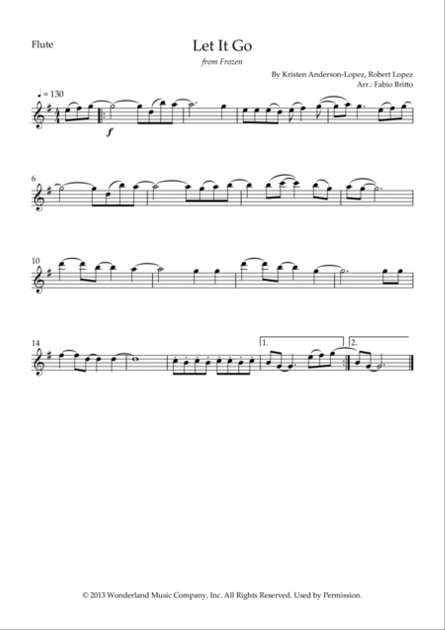 Let It Go Woodwind Trio scores gallery preview page 3