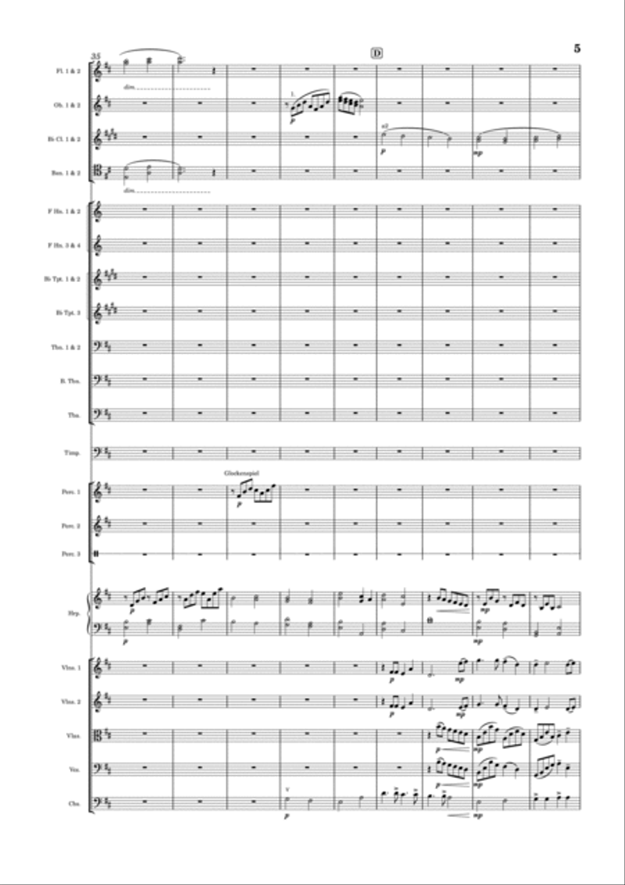 Till We Meet Again - Score Only Full Orchestra scores gallery preview page 5