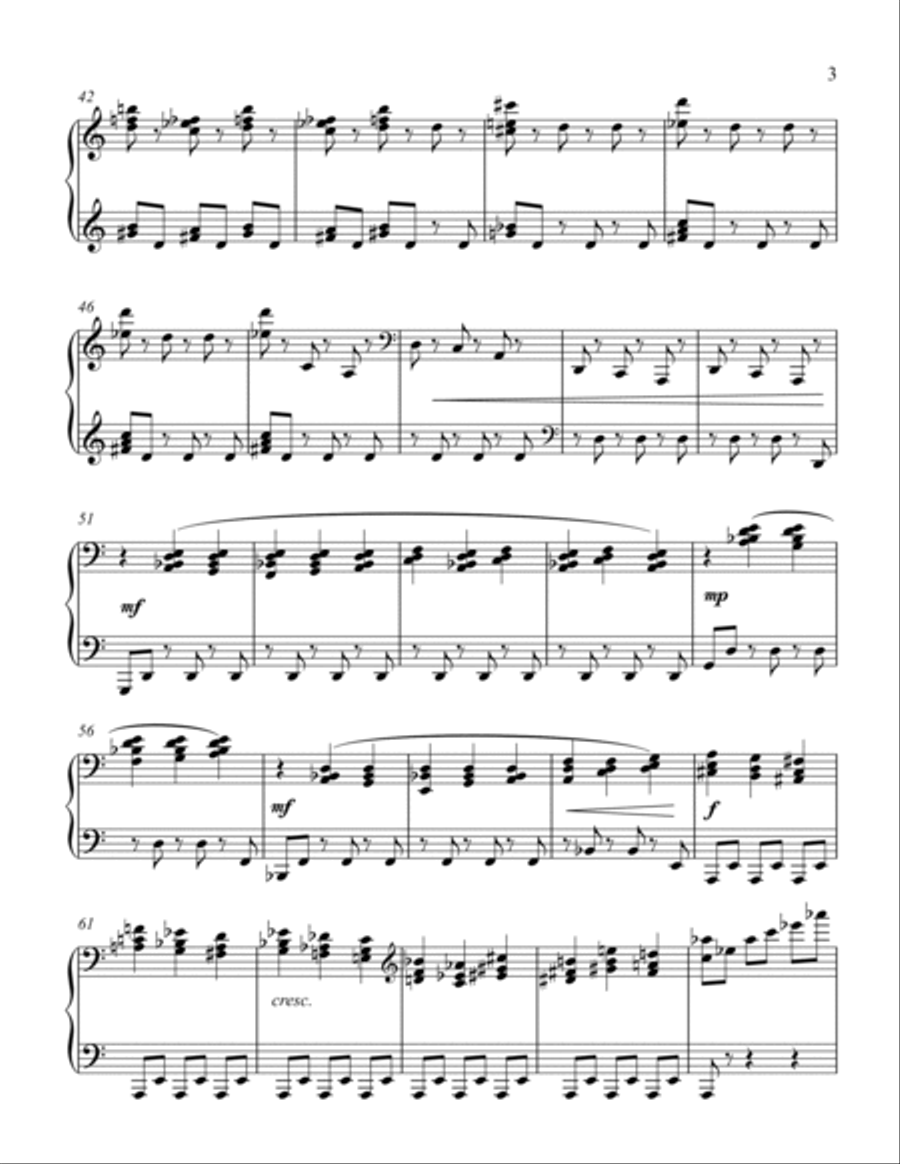 Snowstorm Piano Solo scores gallery preview page 3