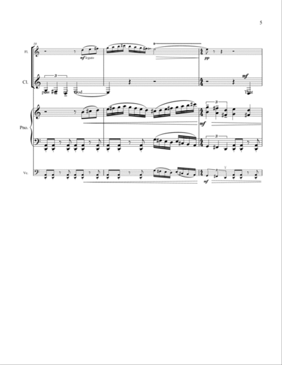 Three Sacred Songs Chamber Music scores gallery preview page 5
