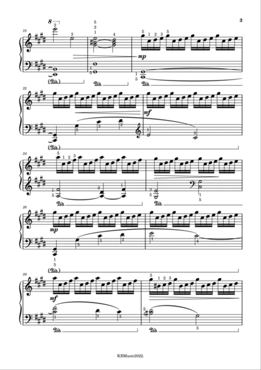 Spring Breeze Study in E Major Part scores gallery preview page 5