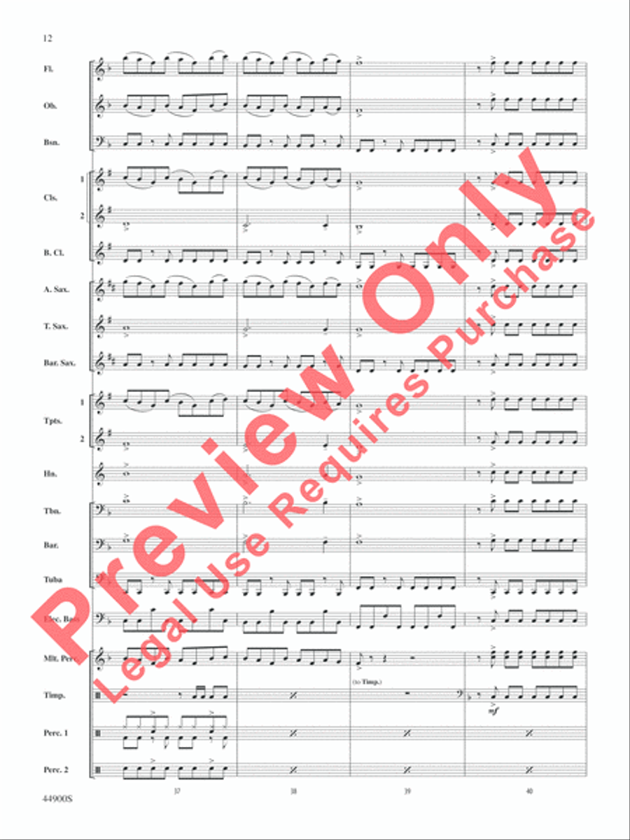 She's Kinda Hot Concert Band scores gallery preview page 13