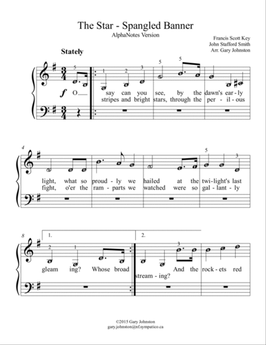 The Star - Spangled Banner Tri-Pak Voice scores gallery preview page 2