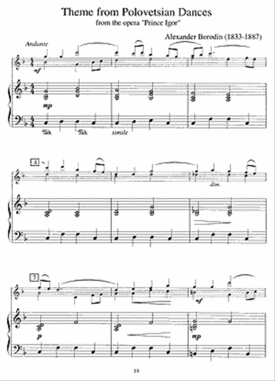 Easy Classics for Clarinet - With Piano Accompaniment Clarinet scores gallery preview page 3