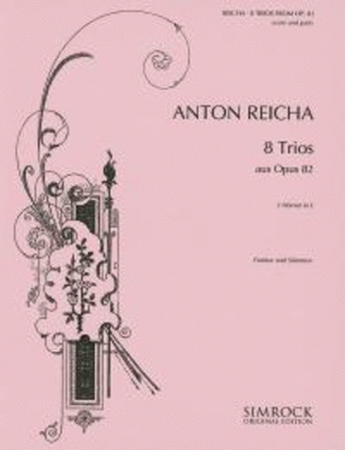 Book cover for Eight Trios op. 82