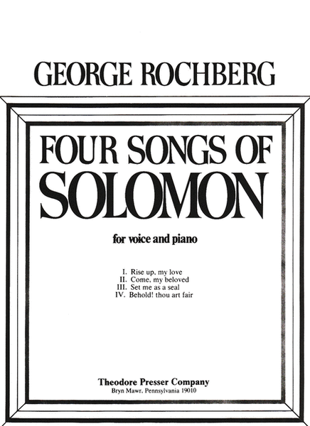 Four Songs of Solomon