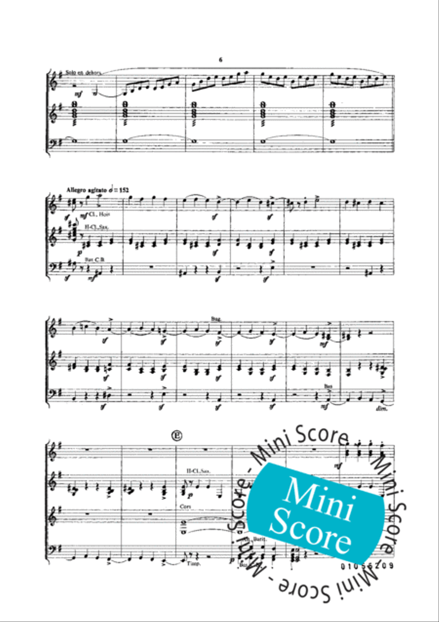 La Grande Paque Russe Concert Band scores gallery preview page 8