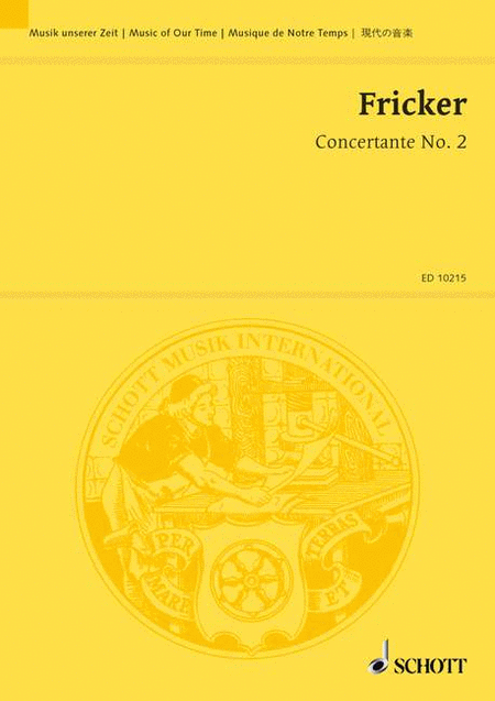 Fricker Concertante Cor.ang St