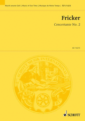 Fricker Concertante Cor.ang St