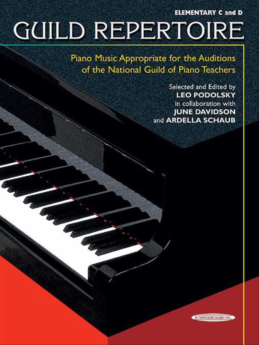 Guild Repertoire - Elementary C and D Piano Method scores gallery preview page 1