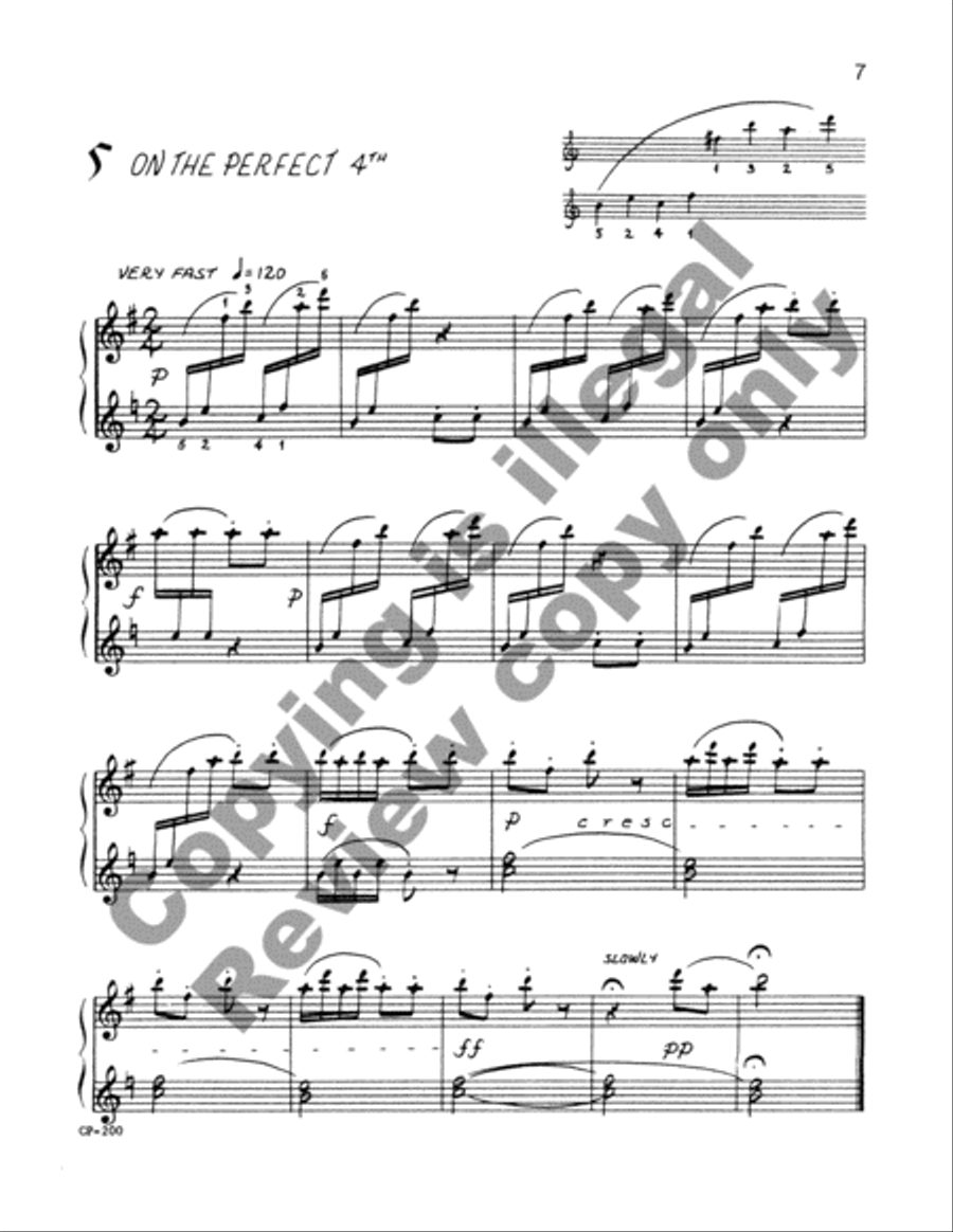 Twelve Little Etudes Piano Method scores gallery preview page 7