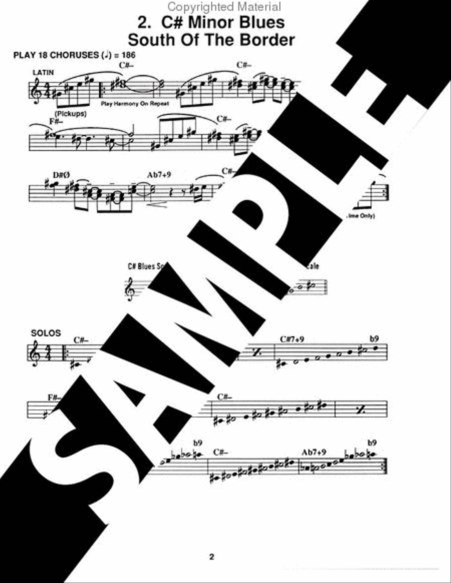 Volume 57 - Minor Blues In All Keys Voice scores gallery preview page 4
