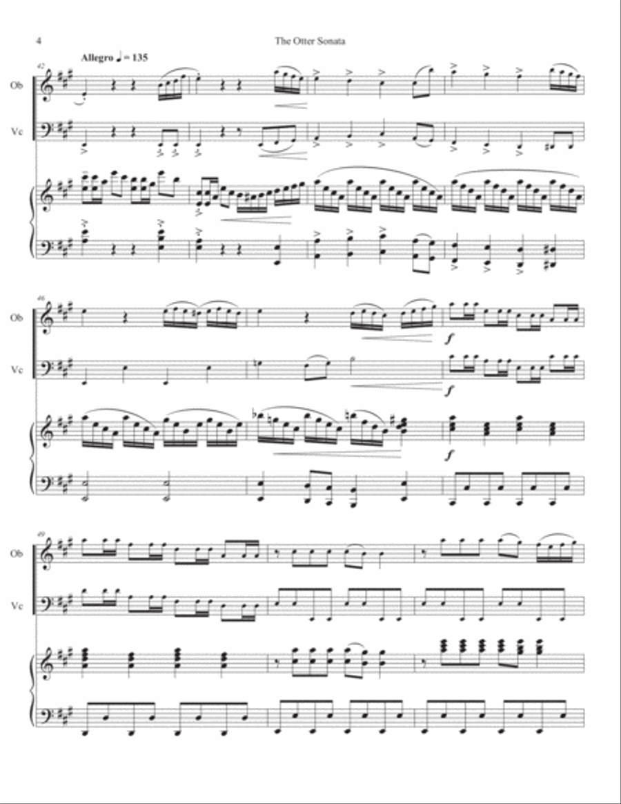 The Otter Sonata The Otter Sonata Oboe scores gallery preview page 5