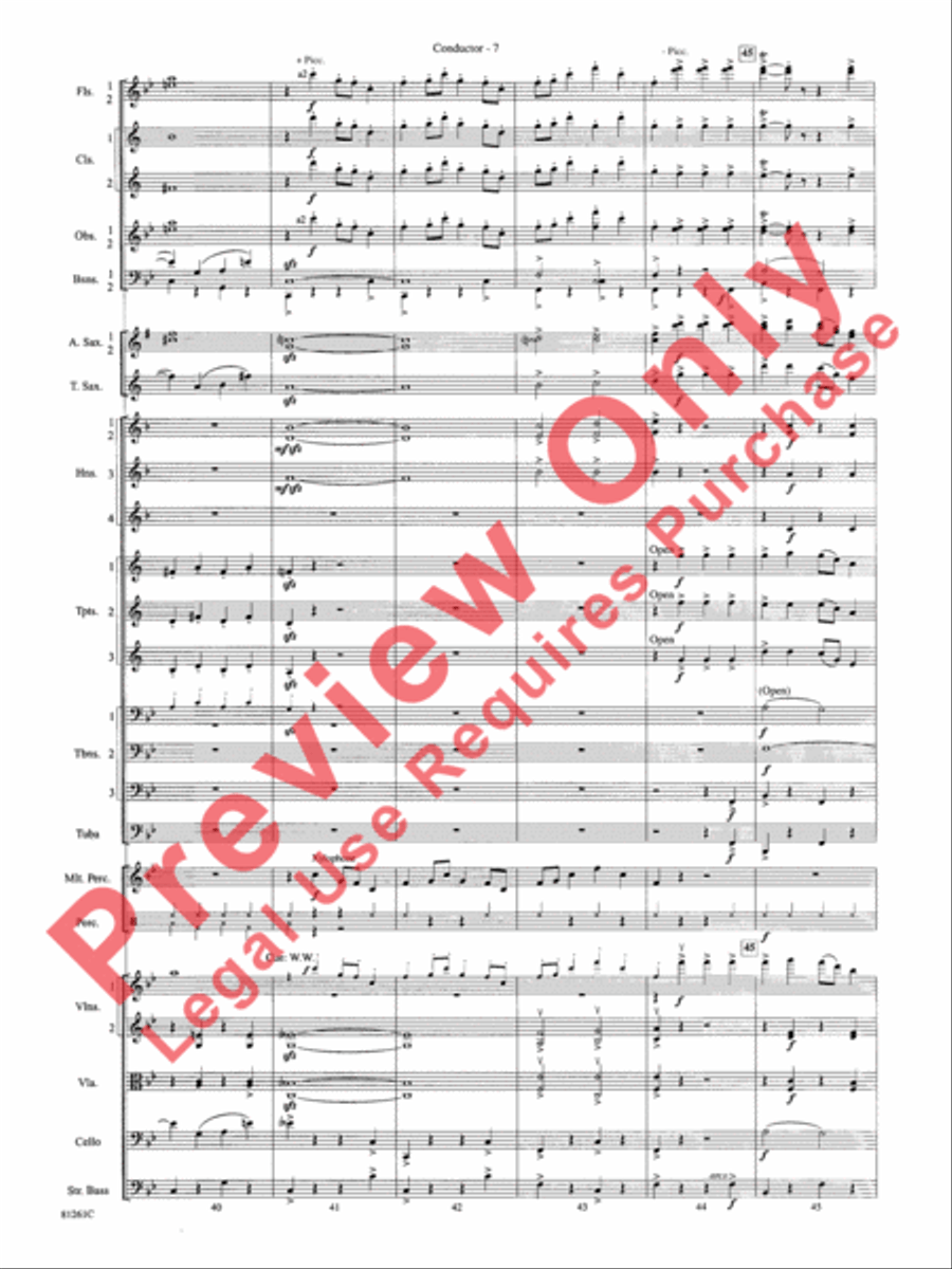 Sleigh Ride Full Orchestra scores gallery preview page 10