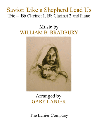 Book cover for SAVIOR, LIKE A SHEPHERD LEAD US (Trio – Bb Clarinet 1, Bb Clarinet 2 & Piano with Parts)