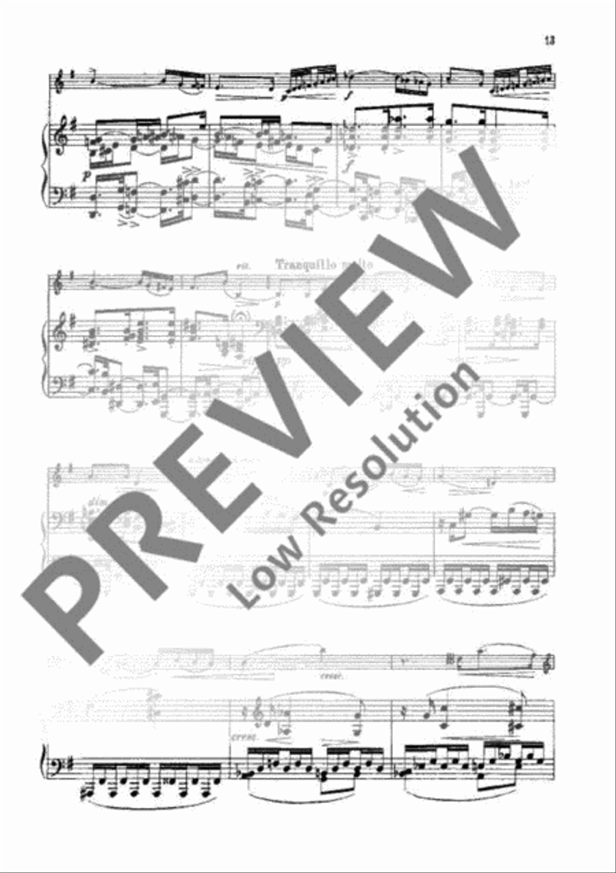 Sonata G Minor Piano Accompaniment scores gallery preview page 12