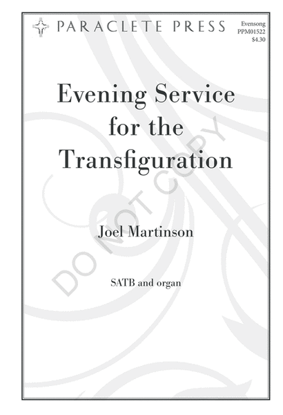 Evening Service for the Transfiguration