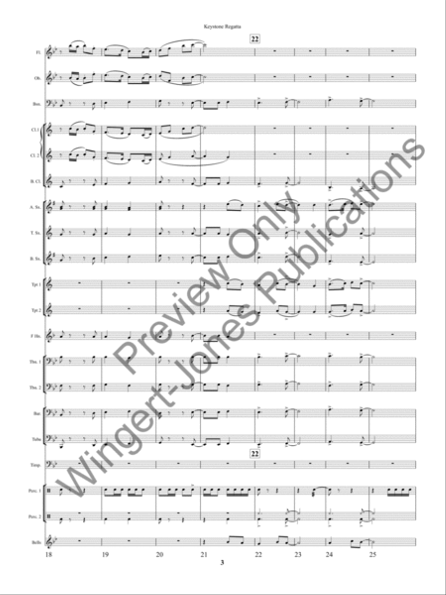 Keystone Regatta Concert Band scores gallery preview page 6